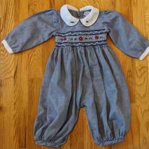 Carriage Boutiques Smocked Romper, girls